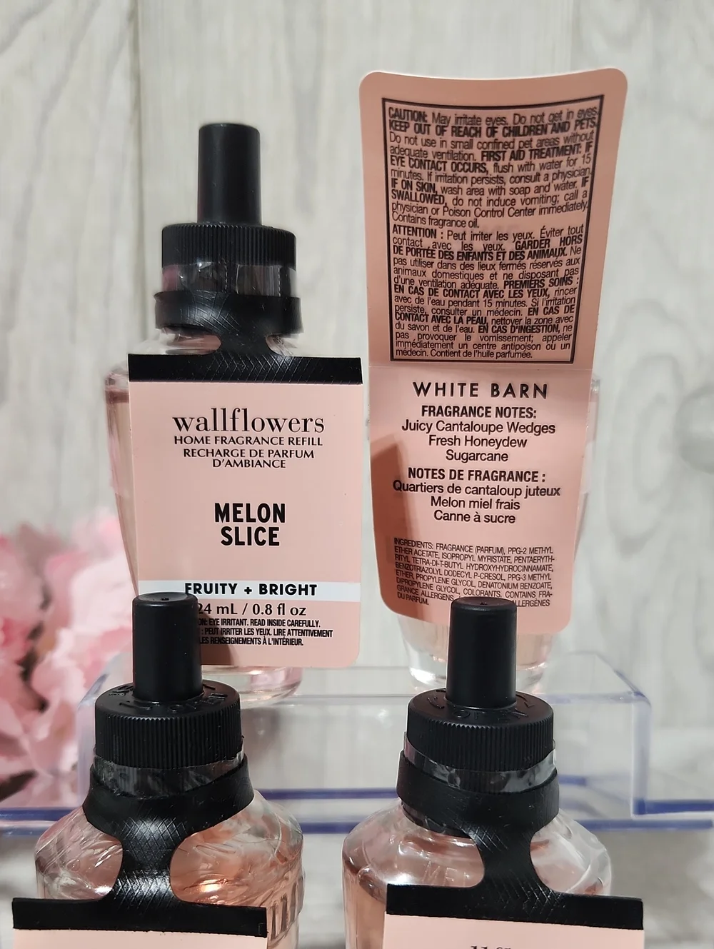 Bath & Body Works Melon Slice Wallflower Refills X4